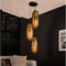 Hanglamp Cosmic getrapt 3 lampen - Brons antiek