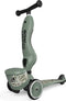Scoot & Ride Highwaykick 1 - 2in1 Kickboard / Zitje - Verstelbare zithoogte 22,5-29cm - Groen