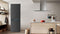 CHiQ FBM157L42 - Koel-vriescombinatie - 157 Liter - Low Frost - Hoogte 144 cm - Dark Stainless Steel