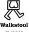 Walkstool - 3-Poots krukje - Verstelbaar 55 cm - Zwart