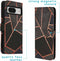 iMoshion Hoesje Geschikt voor Google Pixel 8 Pro Hoesje Met Pasjeshouder - iMoshion Design Softcase Bookcase - Meerkleurig / Black Graphic