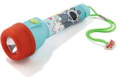 Woezel & Pip zaklamp - kinderzaklamp - lichtgewicht - rood/groen/blauw