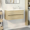 vidaXL - Wastafelkast - 90x38,5x45 - cm - spaanplaat - sonoma - eikenkleurig