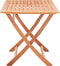 vidaXL - Tuintafel - inklapbaar - 120x70x75 - cm - massief - eucalyptushout
