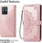 imoshion Hoesje Geschikt voor Oppo A77 Hoesje Met Pasjeshouder - imoshion Mandala Bookcase - Rosé Goud