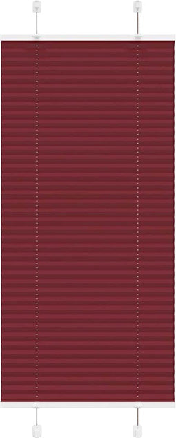 vidaXL - Plissé - rolgordijn - 65x150 - cm - stofbreedte - 64,4 - cm - bordeauxrood
