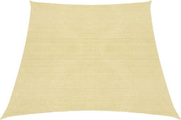 vidaXL - Zonnezeil - 160 - g/m² - 4/5x4 - m - HDPE - beige