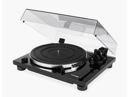 Thorens TD 201 zwart handmatige snaaraangedreven platenspeler