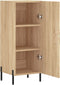 vidaXL - Dressoir - 34,5x34x90 - cm - bewerkt - hout - sonoma - eiken