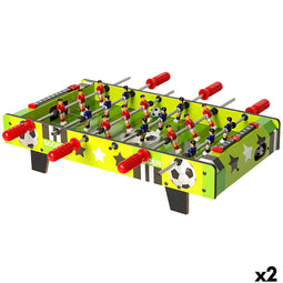 Tafelvoetbal Colorbaby 60 x 14 x 32 cm (2 Stuks)