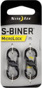 NITE Ize NI-LSBM-01-2R3 Karabijn MicroLock S-Biner 2 35 mm x 15 mm x 7 mm 2 stuk(s)