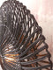GOOD&MOJO Wandlamp Zanzibar - Rotan Zwart - Ø40cm - Binnen Modern