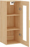 vidaXL - Hangkast - 34,5x34x90 - cm - sonoma - eikenkleurig