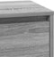 vidaXL - Nachtkastje - met - LED - Grijs - Sonoma - 39x34,5x65 - cm - Gelaagd - Hout