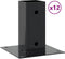 vidaXL - Spokkels - vierkant - 12 - st - 61x61 - mm - gepoedercoat - staal - antraciet