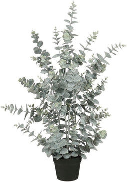 Mica Decorations Eucalyptus Kunstplant in Pot - H97 x Ø38 cm - Groen