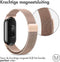iMoshion Bandje Geschikt voor Xiaomi Smart Band 8 - iMoshion Milanees magnetische band - Rosé Goud