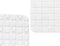 Antislipmat voor in de douche Ruiten Wit PVC 50,3 x 50,3 x 0,7 cm (6 Stuks)
