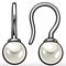 Glams oorhangers - Franse haak - Parel 7.5mm - Zilver