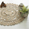 Jute Boho vloerkleed rond 120 cm