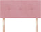 vidaXL - Hoofdbord - met - Knopen - Roze - 100 - cm - Velours