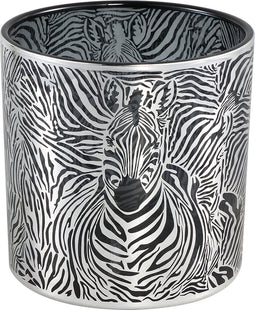 PTMD Carrie Windlicht - 15 x 15 x 15 cm - Glas - Zwart