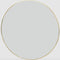 Ronde hangspiegel - goud - 50 cm - spiegel