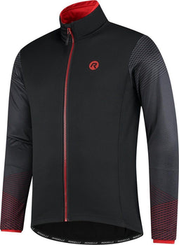 Rogelli Wire - Winterjack - Winddicht en waterafstotend - Zwart/Rood XL