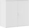 vidaXL - Dressoir - 79x38x80 - cm - bewerkt - hout - wit