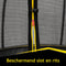 Dunlop Trampoline 6FT - 183 x 50 CM - Trampoline met Veiligheidsnet 200 CM - Kinder Trampoline - Max. 80 KG - Zwart/Geel