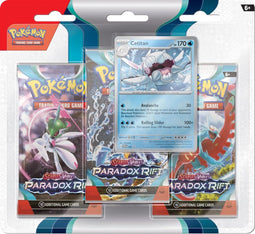POKÉMON PARADOX RIFT 3-BOOSTER BLISTER PACK CETITAN - POKÉMONKAARTEN
