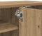 vidaXL - Wandkast - 101x30x29 - cm - bewerkt - hout - artisanaal - eikenkleurig