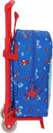 Marvel Peuterrugzak met trolley, Spidey - 27 x 22 x 10 cm - Polyester