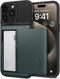 Spigen Slim Armor CS - Back Cover - Dubbellaags met Air Cushion - Metal Slate