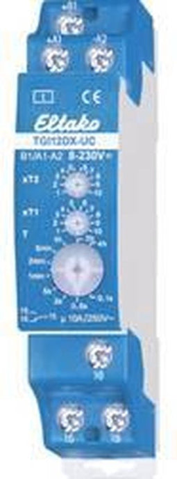 Eltako 23001402 TGI12DX-UC Tijdrelais Monofunctioneel 230 V 1 stuk(s) Tijdsduur: 0.1 s - 40 h 1x wisselcontact