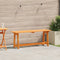 vidaXL - Buitenbank - Acacia - 119x35x47 - cm - Massief - Hout