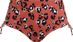 Elomi Kotiya Mid Rise Bikini Brief - Bikinibroekje - Terracotta Panterprint