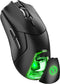 HXSJ T40 - Draadloze Gaming Muis - 2.4GHz / Bluetooth 5.1 - Ergonomisch - RGB Verlichting - Zwart