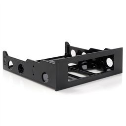 Startech.com 3.5inch naar 5.25inch Front Bay Bracket Adapter - Kunststof - Zwart