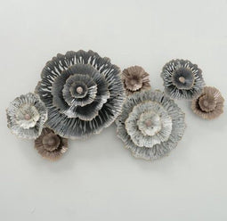Wanddecoeatie Insula Bloemen 92 cm | Wanddecoratie | 3d Wanddecoratie Zonder Kader | 1 Jaar Garantie
