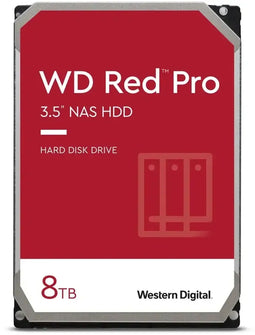 WD Red Pro (8005FFBX) - Interne Harde Schijf - 8TB - 256MB Cache - 7200 RPM - Geoptimaliseerd voor NAS (1x)