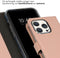 Selencia iPhone 15 Pro - Echt Lederen Bookcase - 3 Pashouders - Dusty Pink