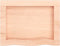 vidaXL - Wandschap - 40x30x(2-6) - cm - onbehandeld - massief - eikenhout