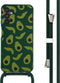 iMoshion Hoesje Geschikt voor Samsung Galaxy A14 (5G) / A14 (4G) Hoesje Met Koord - iMoshion Siliconen design hoesje met koord - Groen / Avocado Green