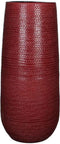 Mica Decorations Ronde Gabriel Vaas - H60 x Ø24 cm - Bordeaux