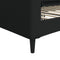 vidaXL - Slaapbank - 80x200 - cm - stof - zwart