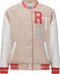 Retour Jeans Coco - Meisjes Jas - Baseballjack met PU-leer mouwen - Maat 128
