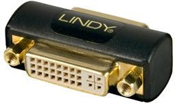 Lindy DVI Coupler - DVI-D Female/Female - Zwart