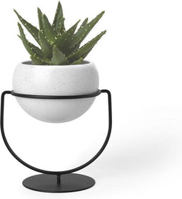 Umbra Bloempot Plantenbak - Nesta staan of hangen - keramiek metaal