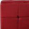 vidaXL - Relaxstoel - 65x79x87 - cm - fluweel - wijnrood